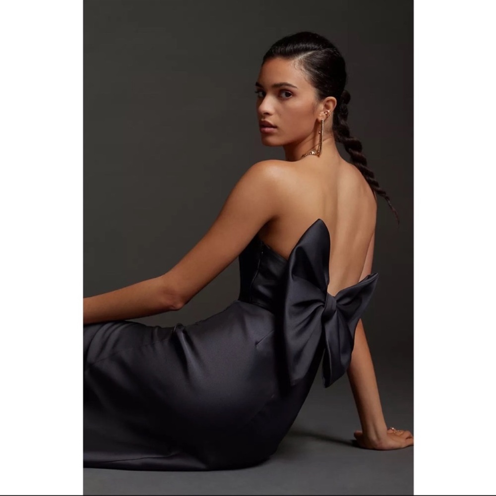 Anthropologie Hutch Slim back-bow with front split lbd - Picture 3 of 6